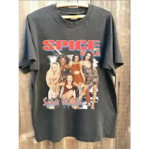 Vintage Spice Girls T-Shirt � 90s Pop Band Concert Tee