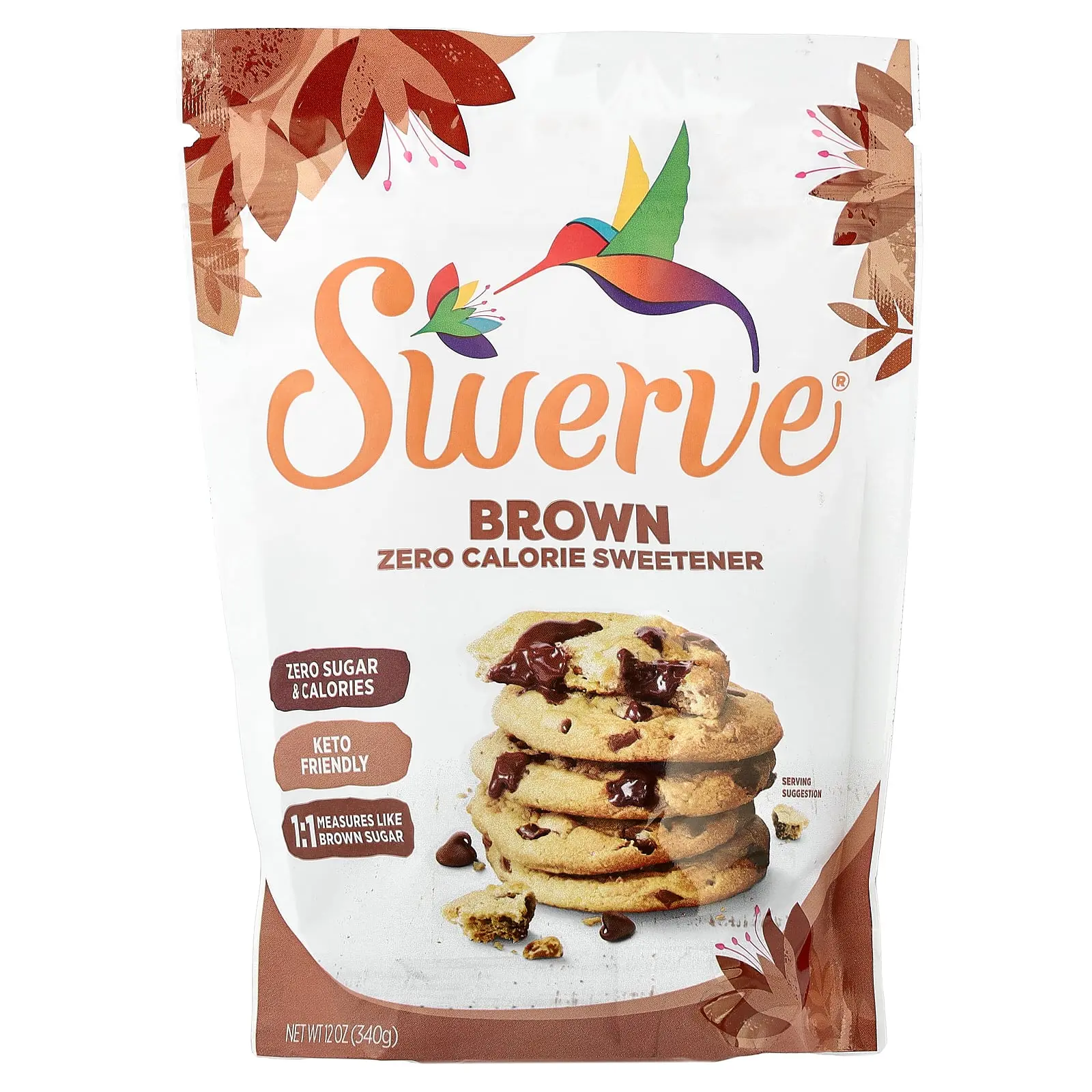 Swerve Brown Zero Calorie Sweetener, 12 oz (340 g)