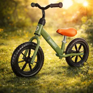 Bobike Toddler Balance Bike Toys for 2 to 5 Year Old Girls Boys Adjustable Seat and Handlebar No-Pedal Training Bike Best Gifts for Kids