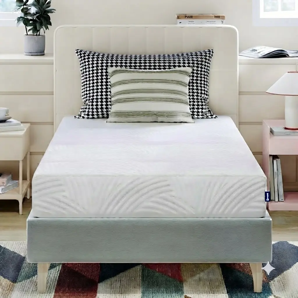 Avenco Universe 8 Inch Queen Gel Memory Foam Mattress Cooling Breathable Pressure Relief Bed in Box Foam Bed