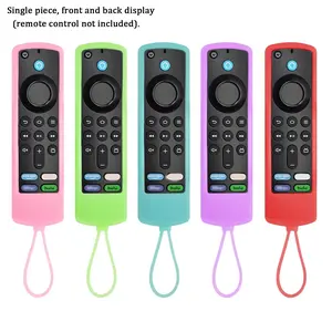 Anti-Drop Night Vision Silicone Remote Control Cover for Fire TV Gen 2, Dustproof Washable Protective Case Durable Cover