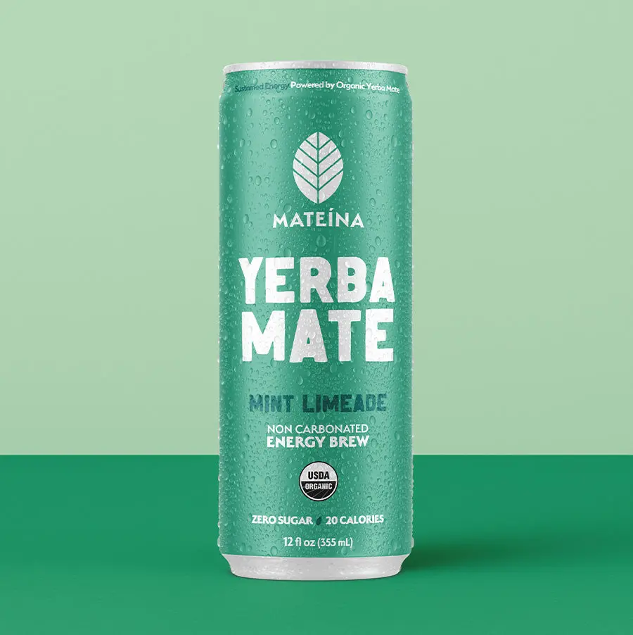 Mint Limeade Yerba Mate Energy Brew