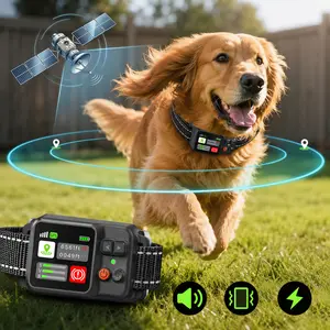 GPS wireless pet fence: No ground stakes needed, no monthly fees, just GPS. Customizable range up to 6000ft. IPX7 waterproof rating suitable for everyday use.