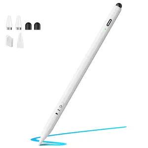 Penlike Dual-Tip  Universal Stylus Pen for iPad, iPhone, Android, 2 in 1 Fast Charge Active Stylus Pen for Touchscreen, Fine Tip, High Sensitivity, Magnetic Stylist Pencil for Samsung, Other Android Phones, Tablets
