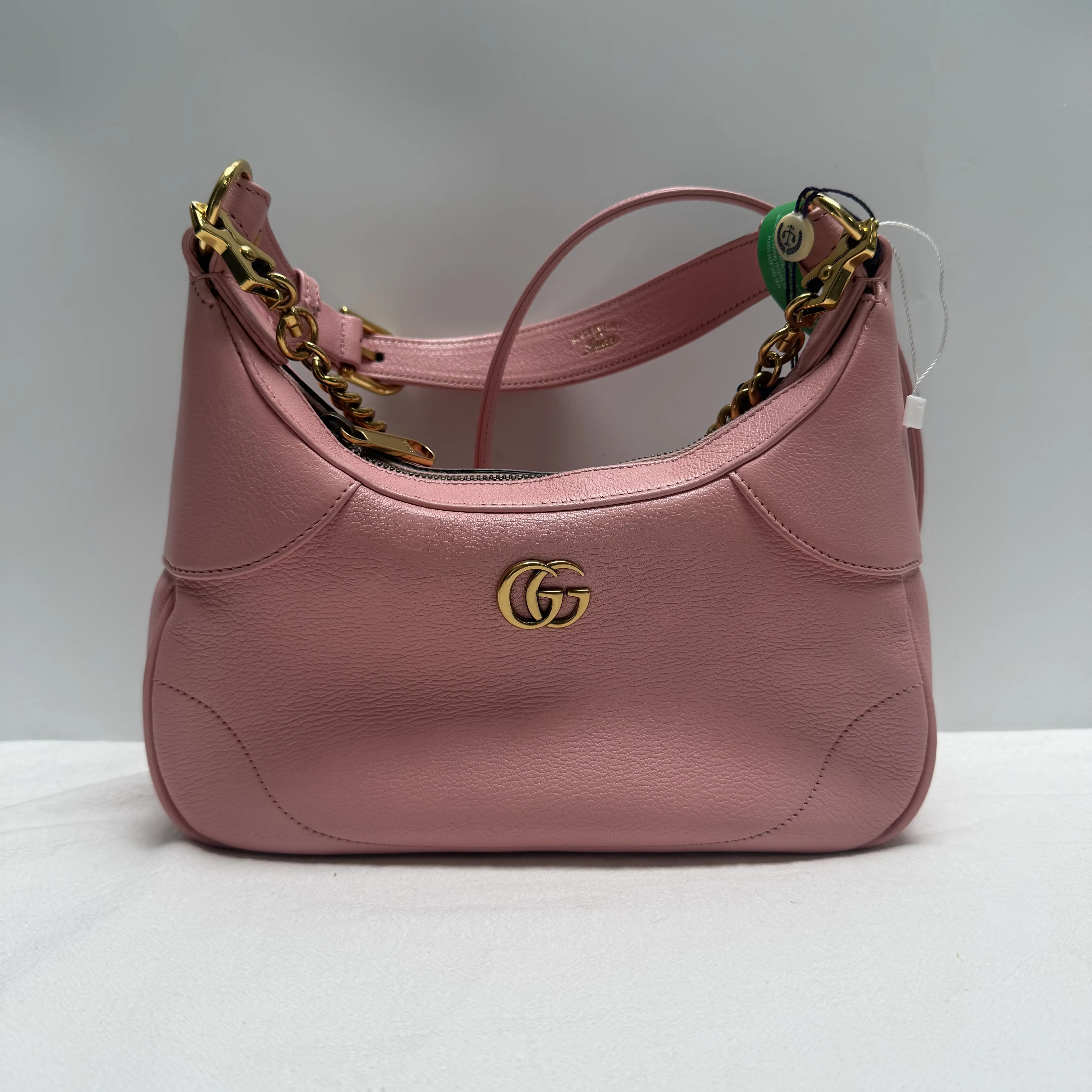 Pre-owned GUCCI Calfskin Handbag Aphrodite Small Pink 09RE22