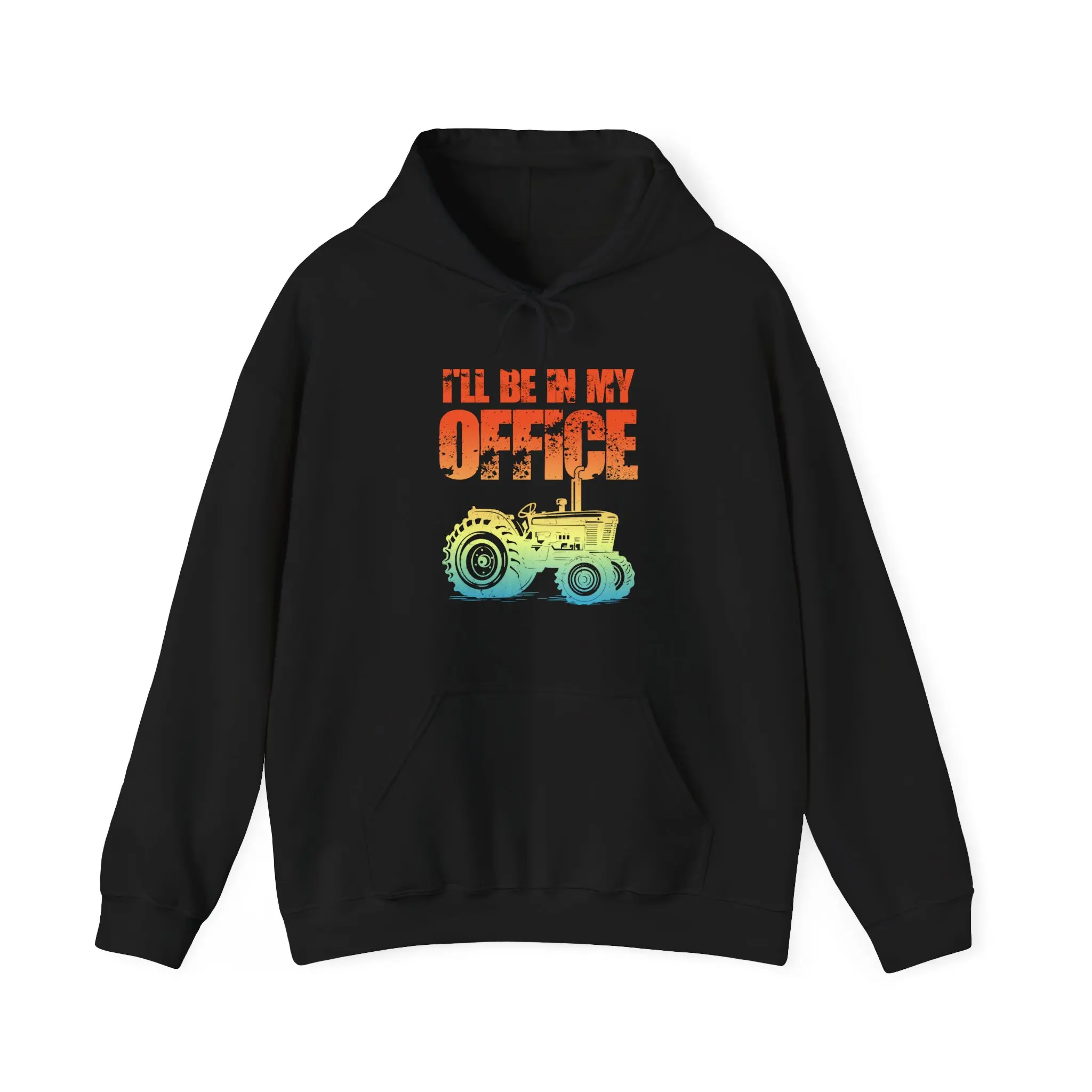 Farming I'll Be In My Office Tractor Truck Farmer Boys Animals Hoodie, Men Dad Farmer Lovers Christmas Gifts Farming Hoodie