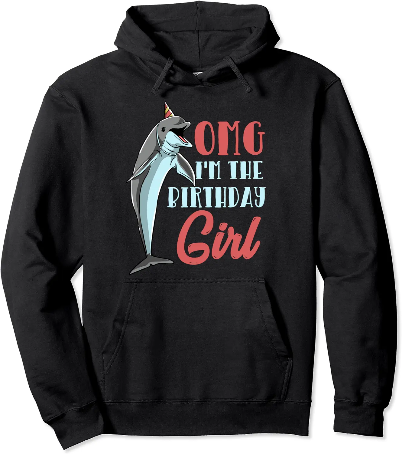 Dolphin Birthday Women Cute Dolphin Girl Pullover Hoodie - Alexsandr Shop 86B08HRSC8DZ