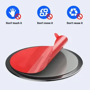 1pc 8cm/3.15in VHB Adhesive Sticky Pad Mounting Disk For Car Dashboard, Suction Cup Pad For Cell Phone Holder Car Mount & Garmin GPS Suction Mount, Car Phone Holders, Cell Phone Mounts