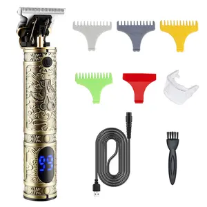 Hair Clipper for Men, 1 Box Professional T Blade Trimmer, Cordless Hair Cutting Outline Trimmer, Detail Haircut Barber, Rechargeable Hair Clipper for Men