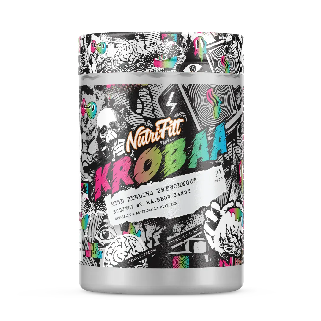 NutriFitt KROBAA Pre‑Workout – Mid‑Stim Nootropic Formula for Focus, Pumps & Endurance