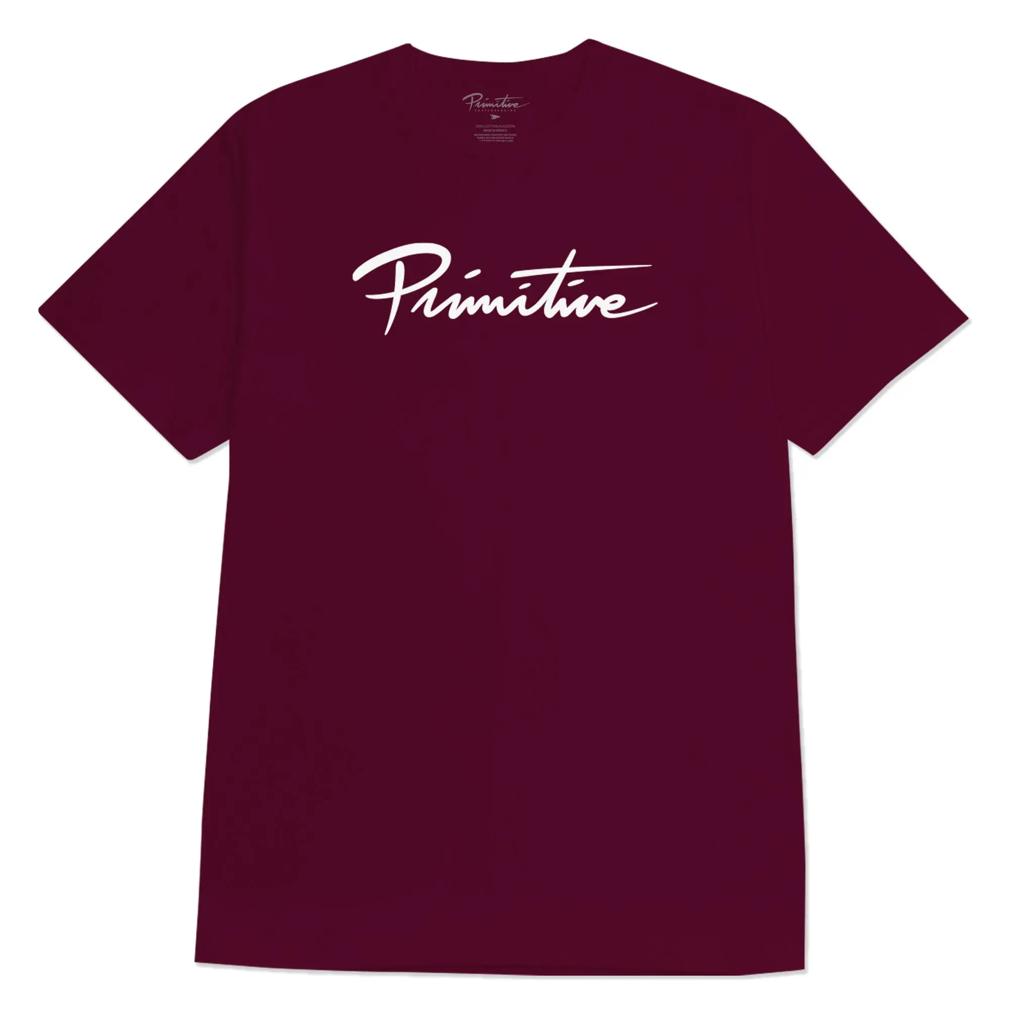 Primitive Skateboarding Men's Boxy Fit T- Shirt Nuevo Script