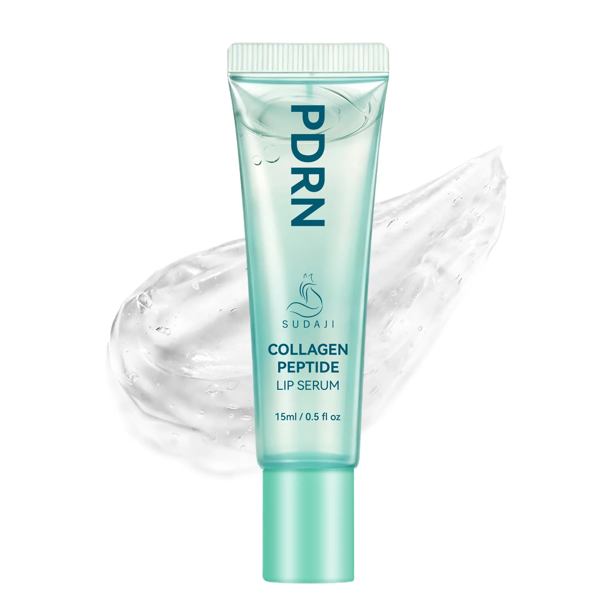 Advanced PDRN Lip Serum with Collagen Peptide – Restore & Renew Dry Lips, Smooth Fine Lines, Cool Mint Hydration for Plump, Glowy Lips, 0.5 fl oz