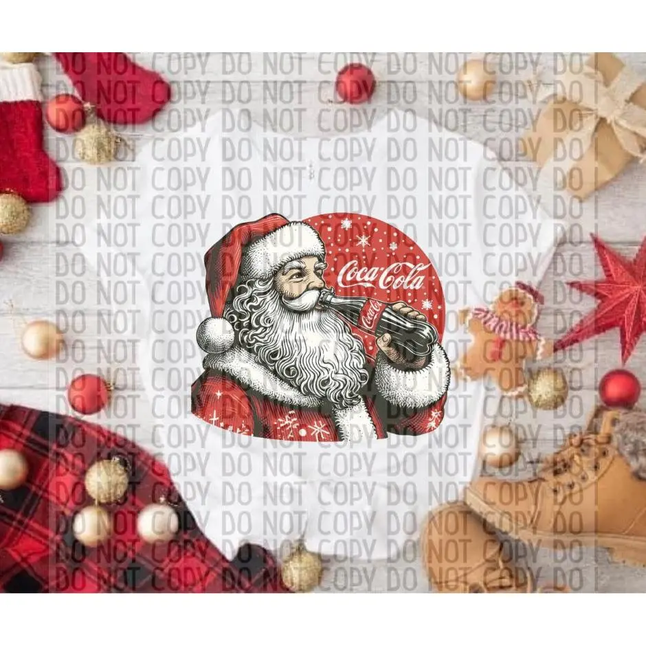 Coca Cola Santa (Adult) T Shirt