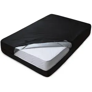 Mattress Bags for Moving and Storage, Heavy Duty  Mattress Bag with 4  Handles,  Mattress Cover/Protector for Moving  Size,  Thick Tarp, Black