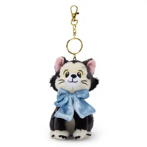 Disney Store Figaro Plush Keychain Bag Charm – Pinocchio – 5 1/4'' – Disney Store Japan