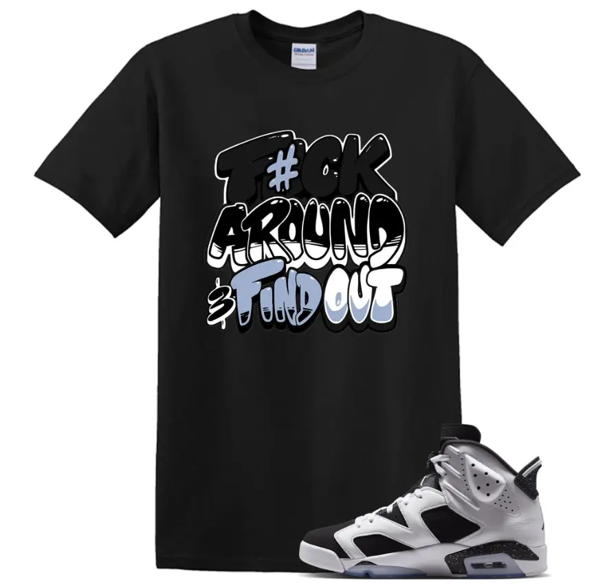 Funny F Shirt to Match 6 Oreo, 6 Retro White/Black Matching Shirt, Back To Schools Outfit, Cotton Unisex Graphic T-Shirt