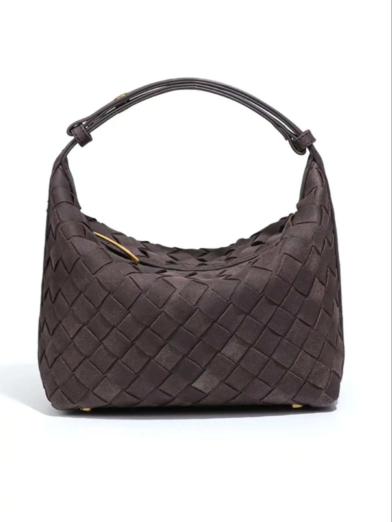 2026 Autumn Winter New Fashion Simple Solid Color Small Square Crossbody Shoulder Bag, Casual Shoulder Purse, Elegant Woven Design, All Seasons
