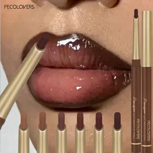 Long-Lasting Waterproof Matte Lip Liner Velvet Matte Lipstick Non-Stick Lipstick Perfect Gift Matte Lip Pencil Lipliner