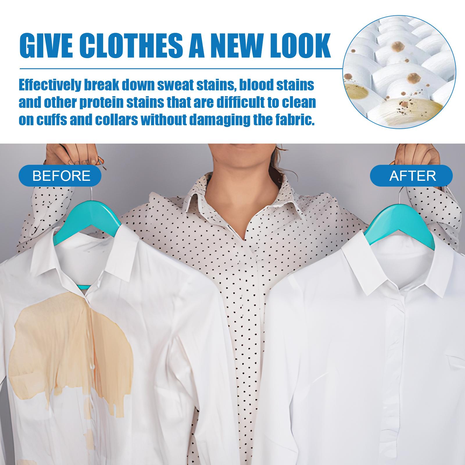 Jakehoe Clothing Cleaner - Cleans Clothes, Removes Stains, Tough Stains, Oil Stains, Yellowing, Dry Cleaning Agent