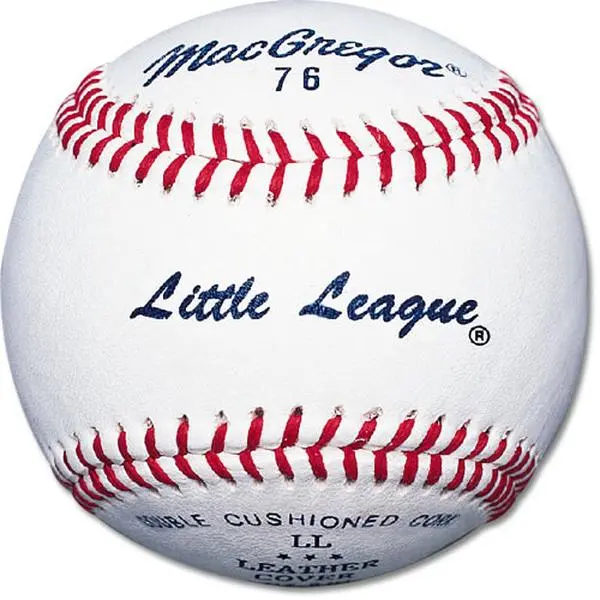 MacGregor No.76C Little League Baseball - Top Grain Cowhide Leather Construction, Cushioned Cork Core, RS-T Stamped, Premium Quality, Ideal Gift for Youth Ball Sports Enthusiasts