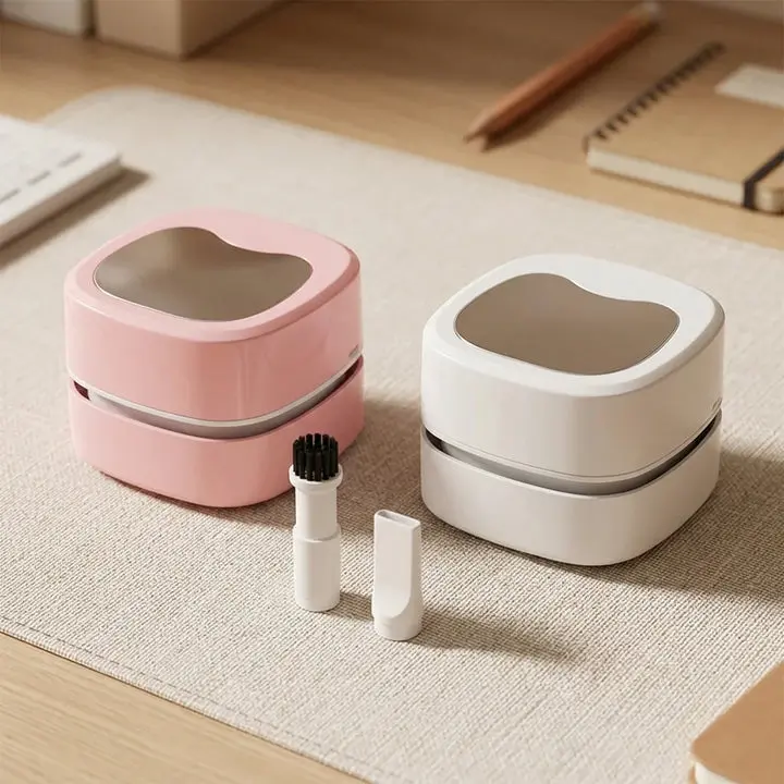 Mini Wireless Desktop Vacuum - Effortless Clean!