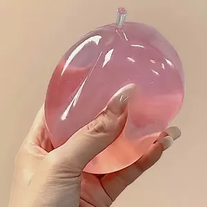 Crystal Apple Figurine, Soft, Ultra-Thin Skin, Smooth Texture, Stress Relief Toy, Desk Decor, Office Gift, Non-Edible, Desktop Ornaments