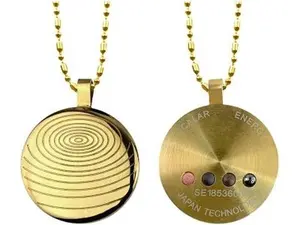 Emf Protection Terahertz Shield Defense Necklace,Terahertz Cosmic Energy Protection Necklace,Gold Color