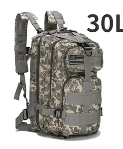 30L Men's Camouflage Tactical Backpack Molle Waterproof Camping Hunting Hiking Bag