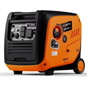 #Summervibes Efurden 4800 Watts Inverter Generator Gas Powered, Portable Generators for Home Use and Camping, with Fuel Gauge and Digital Meter, CO Sensor, RV Ready, Parallel Capabl