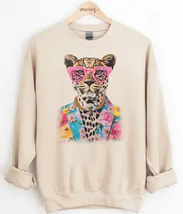 Funky Leopard Graphic Top