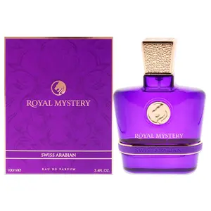 Swiss Arabian Royal Mystery – 3.4 oz EDP Spray – Luxury Perfume for Women from Dubai – Long-Lasting and Addictive Fragrance – Elegant Signature Scent with Fruity-Floral Notes