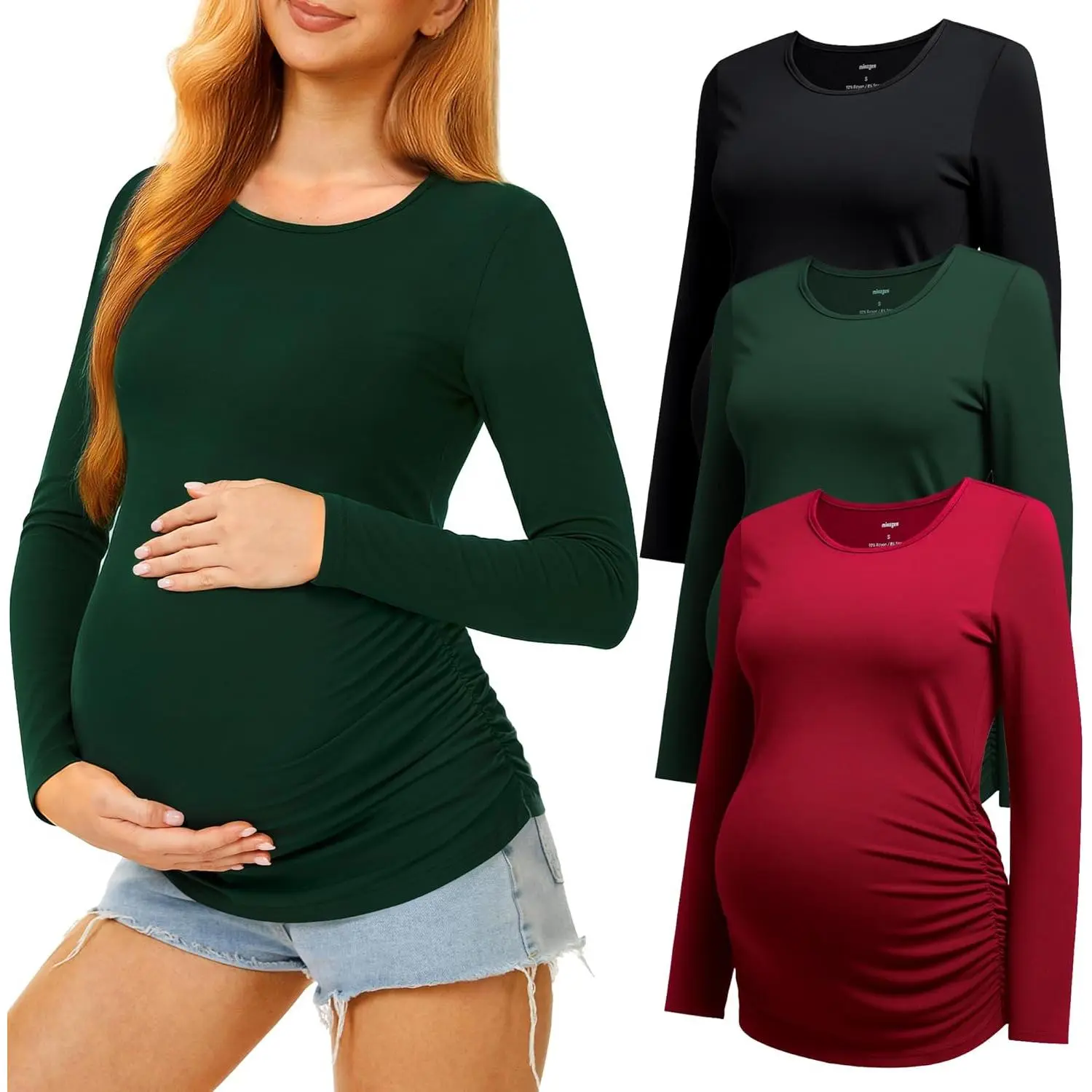 Black/Burgundy/Dark Green