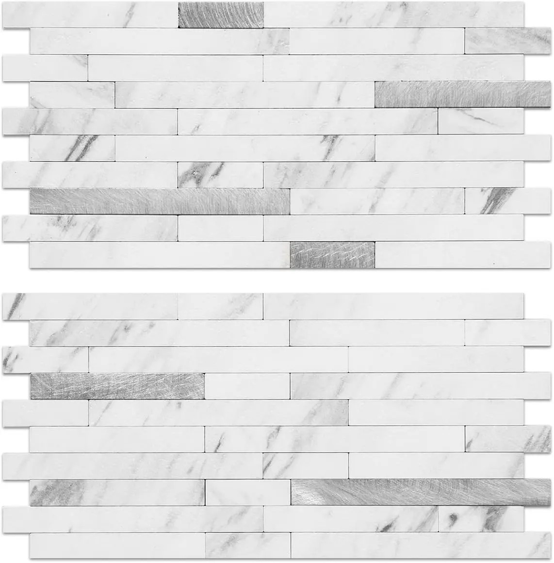 20 Sheets Faux Stone Peel and Stick Backsplash,