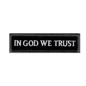 in God We Trust Hook Fastener Patch (3.75 X 1.0-MTG1)