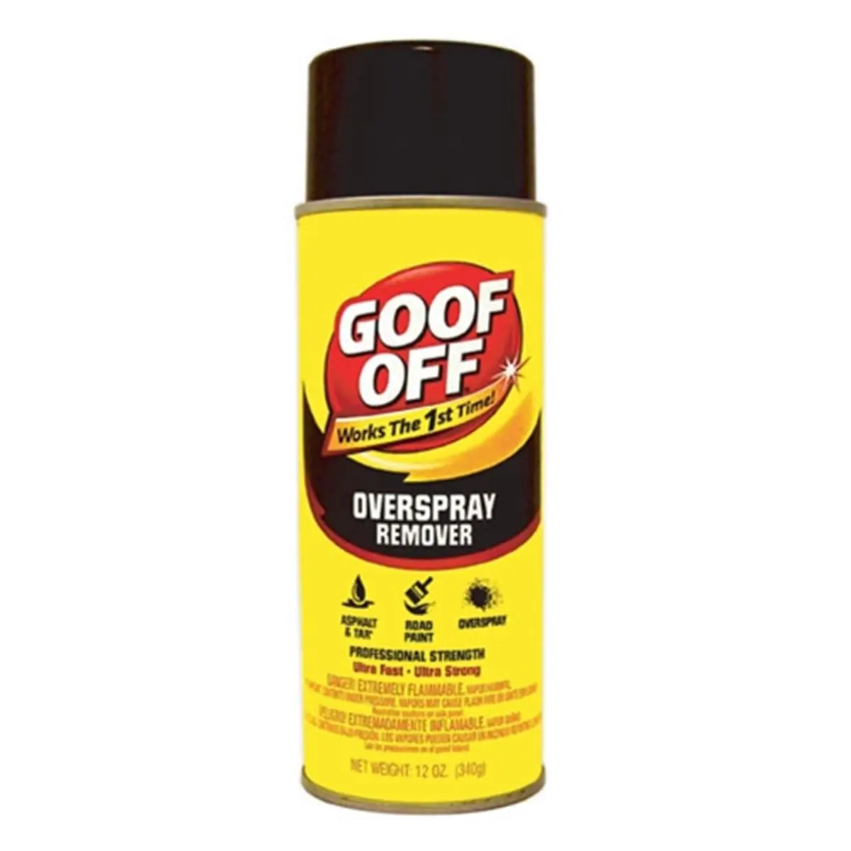 WTD KLE-FG821 Goof Off Overspray Remover - Spray-Based Powerful Cleaning Solution, Active Spray All-Purpose Cleaners, Ready-to-Use Surface Cleaner for Household Items (Tackles Glue, Adhesives, Liquid Residues)