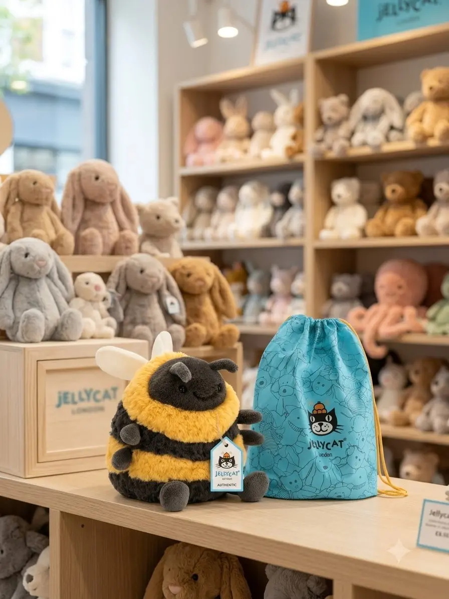 Jellycat Albee Bee Plush | US Stock | Gift Bag Included | Super Soft Collectible Stuffed Animal