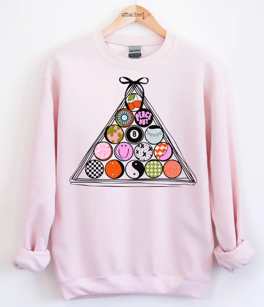 Trendy Billards Graphic Top Trendy Billards Graphic Top