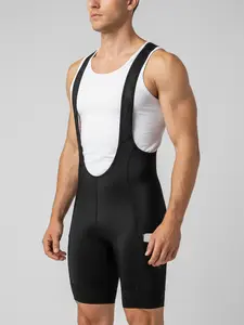 Men's Cycling Shorts with Waist Belt, High Elasticity Sponge Seat Pad, Anti-Slip Leg Straps, Breathable Lightweight Racing Shorts, Active Shorts