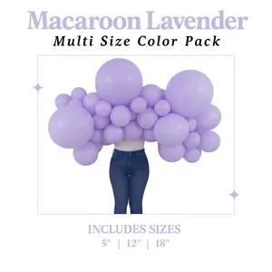 Macaron Lavender Balloon Pack with Optional Add-Ons