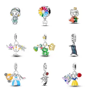 MULA Fantasy Fairytale Series S925 Silver-plated Beads and Charms – Suitable for Pandora Bracelets and Necklaces, a high-end gift for girls and women