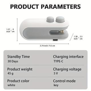 【FaddishDeal】Mini snack bag sealing machine,2 in 1 heat USB rechargeable snack bag selaer,plastic Electric bag sealers, keep food fresh. Portable Sealer Picnics. 【FaddishDeal】Mini snack bag sealing machine,2 in 1 heat USB rechargeable snack bag selaer,plastic Electric bag sealers, keep food fresh. Portable Sealer Picnics.