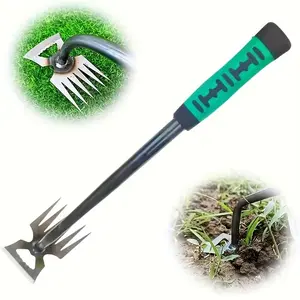 New Weed Removal Tool, Durable Farm and Home Gardening Manual Weeder, Ergonomic Garden Weeding Fork, Outdoor Gardening and Landscaping
