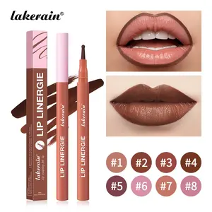 lakerain Long-Lasting Waterproof Tinted Lip Liner Valentine's Day Gifts 2 Counts Lip Tint, Smudge-Proof, Easy to Apply, Cosmetic Makeup Lip Liner, Multiple Color for Versatile Looks, Ideal for Women Girls Cosmetic Makeup