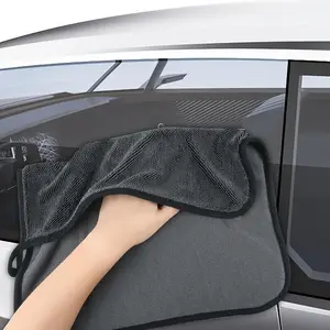 3pcs Super Absorbent Quick-Dry Microfiber Towels Suitable for Home, Car, Glass, Bathroom, Kitchen, Office - Reusable Multipurpose Cleaning Cloths, Wrinkle-Free & Lint-Free, Modern Square Design with Quick-Dry Technology for Wet/Dry Use