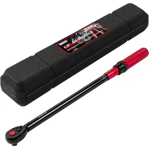 1/2-Inch Drive Click Torque Wrench, Dual-direction 40-300ft.lb/33.9-406.8Nm, 72- Torque Wrench with Dual Range Scales, 3% High Precision Torque Wrench