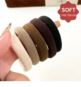 100-Pack Seamless Soft Hair Ties | 5cm Elegant High Stretch Hair Tie  for Women, Season Hair Accessory,No Damage, No Crease, Perfect for Yoga, Workouts &Daily Wear