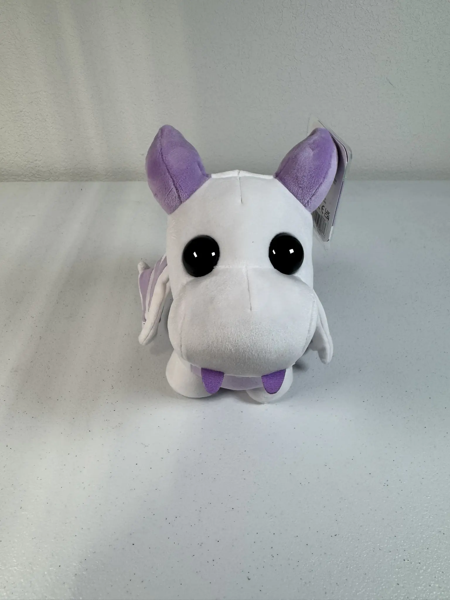 Adopt Me! Lavender Dragon 8-in Soft Plush Toy, Collector's Item for Collecting Enthusiasts