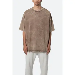 mnml Oversized Acid Tee - Brown