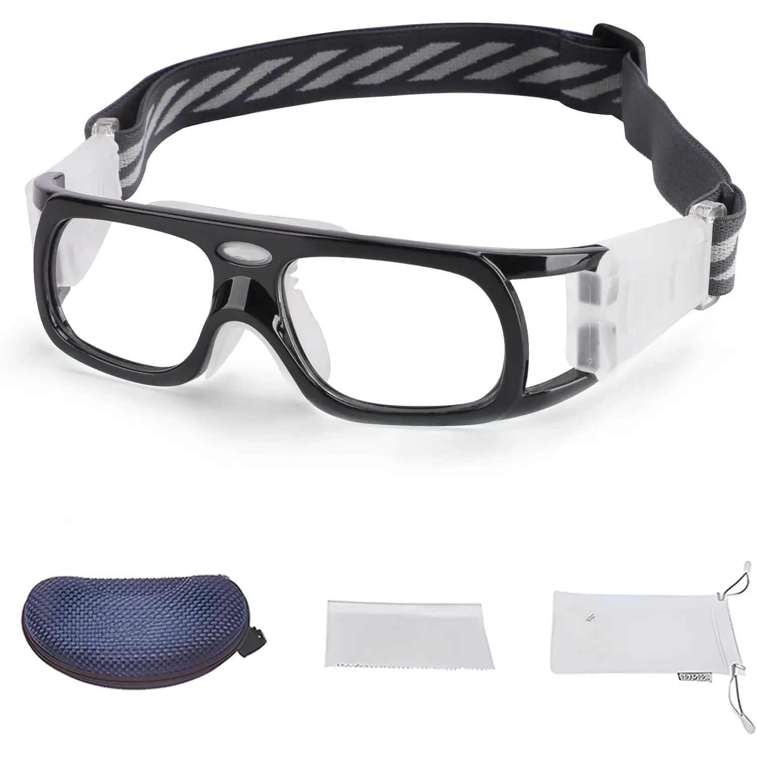 Men's Motorcycle Protective Goggles - Replaceable Lenses, Strap-In Design, Soccer-Compatible, Manufacturer Warranty, Automotive & Motorcycle Eye Protection Gear