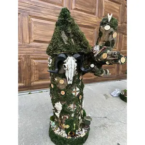 Huge Fairy Gnome House Elf House Viking Nordic Iceland Theme Stump Fairy Garden